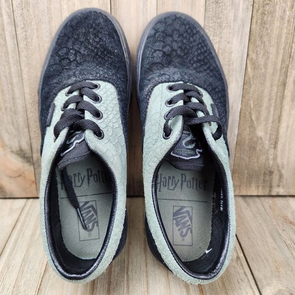Womens Vans x Harry Potter Slytherin House size 7 Suede Athletic Shoes - Picture 5 of 10